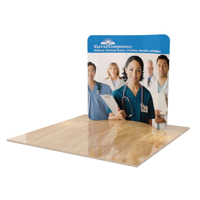 TENSION FABRIC DISPLAY - CURVED
