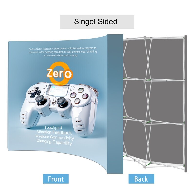 VELCRO POP UP DISPLAY - CURVED