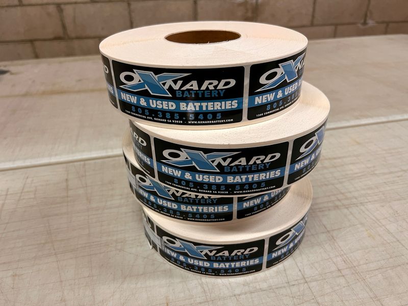 RECTANGULAR ROLL LABELS