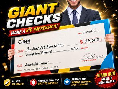 GIANT CHECKS