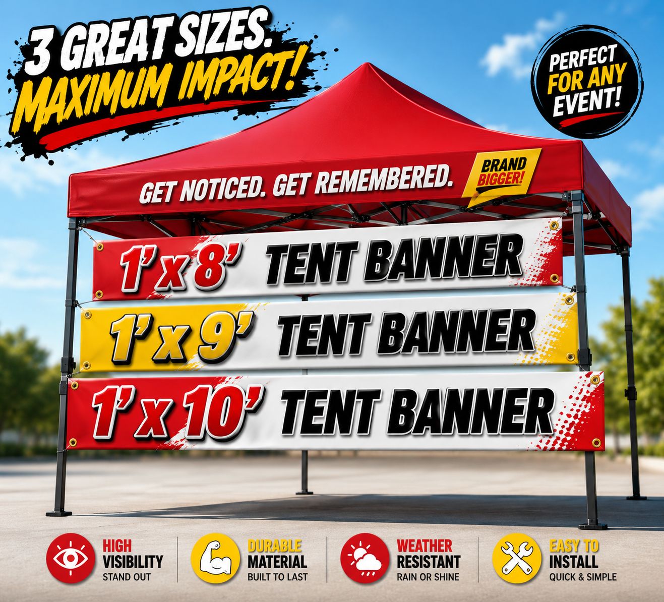 TENT BANNER