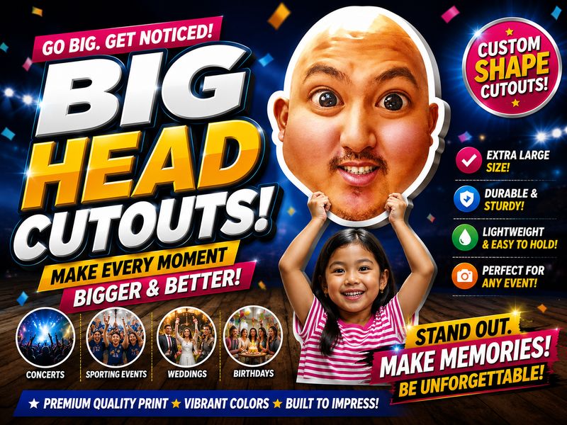 BIG HEAD CUTOUT
