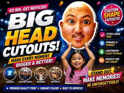 BIG HEAD CUTOUT
