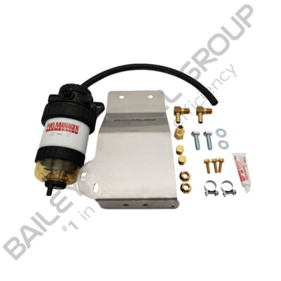 Filter Accessory Bracket Kit 2 Micron for Isuzu DMAX / MU-X 3.0L 4JJ1 - Single Battery (FBK17BDG)