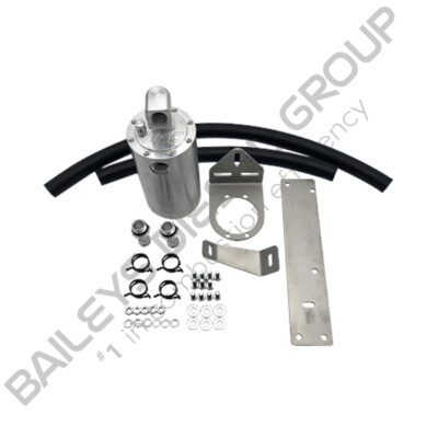 HPD Catch Can Kit to suit Holden Rodeo RA 3.0L 4JH1 HPD Catch Can Kit for Holden Rodeo RA 3.0L 4JH1 (OCC-B-HR-RA)