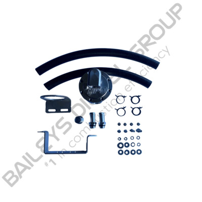HPD Catch Can Kit for Mitsubishi Pajero NX Suits Snorkel (OCC-B-MP-NX)