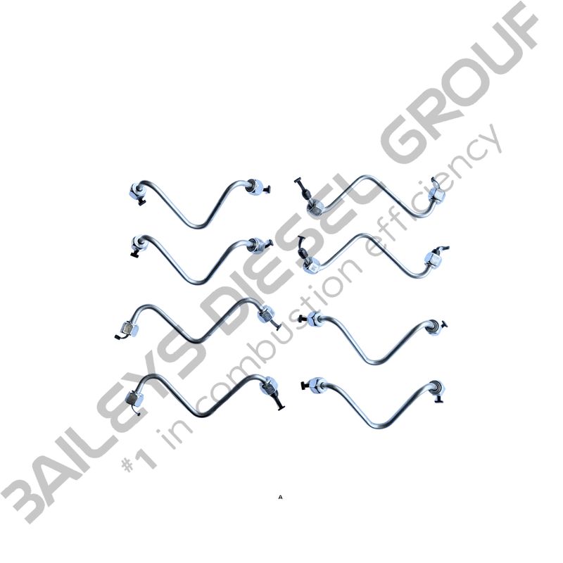 Genuine Fuel Lines (Set of 8) for 1VD DPF Toyota Landcruiser (1VDDPFFL)