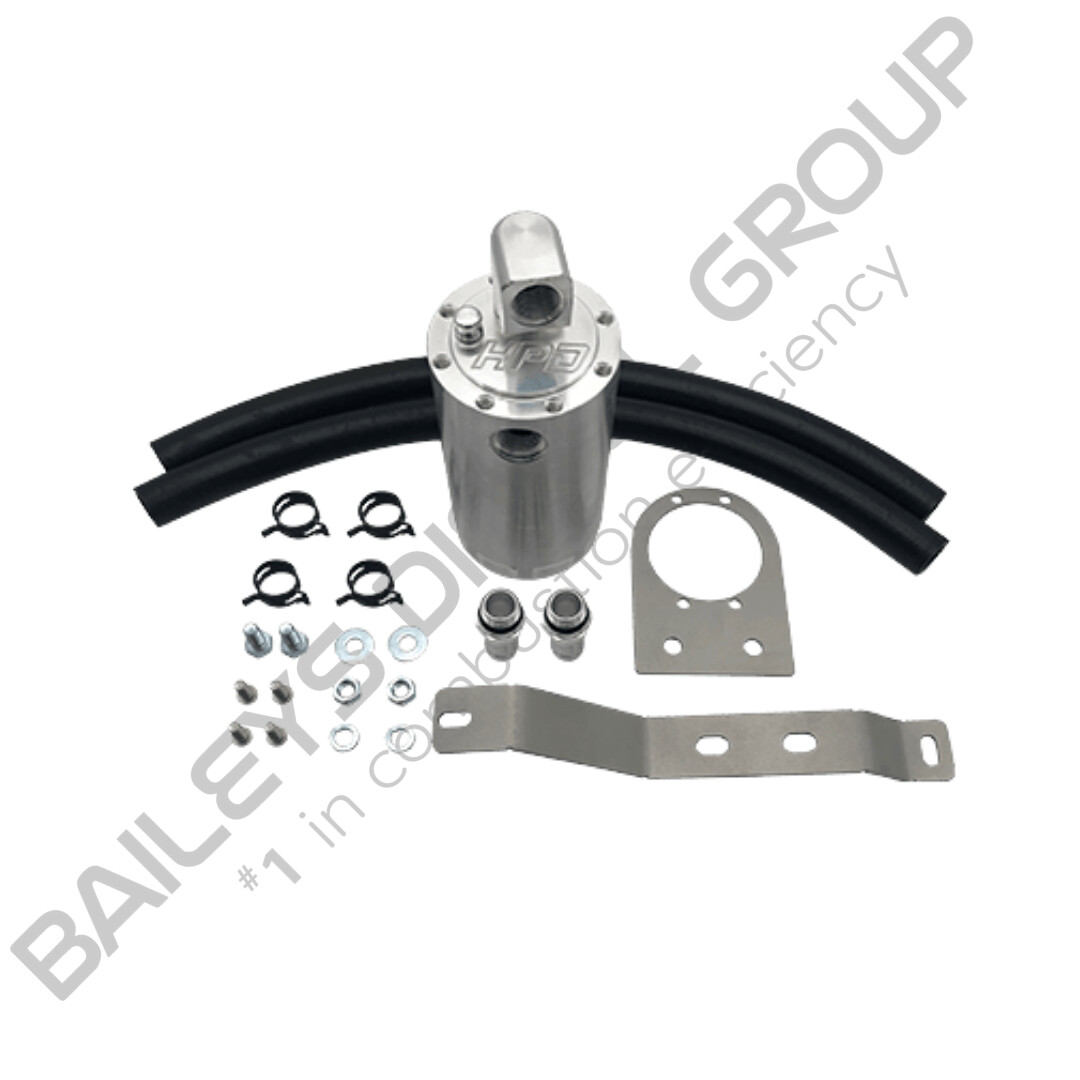 HPD Catch Can Kit to suit Isuzu D-Max 4JJ1 3.0L - 2008 to 2012 HPD Catch Can Kit for Isuzu D-Max 4JJ1 3.0L (OCC-B-DM)