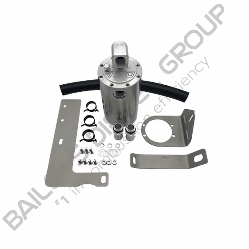 HPD Catch Can Kit to suit Landrover Defender 2.2L + 2.4L HPD Catch Can Kit for Landrover Defender 2.2L + 2.4L (OCC-B-LR-DEF)