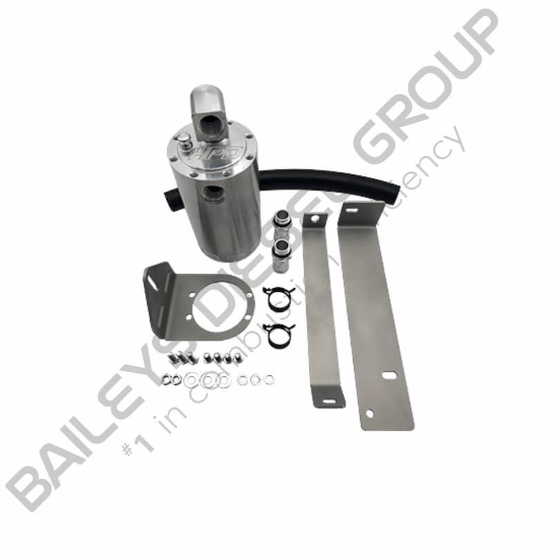 HPD Catch Can Kit to suit Mitsubishi Triton 3.2L ML 4M41 - 2006 to 2014 HPD Catch Can Kit for Mitsubishi Triton 3.2L ML 4M41 (OCC-B-MT3.2)