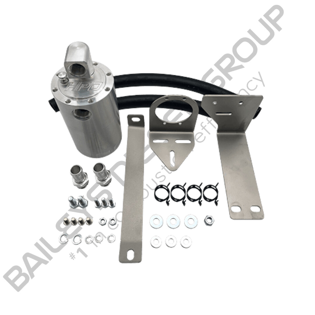 HPD Catch Can Kit to suit Toyota Landcruiser 100 series 1HZ **ABS MODELS** HPD Catch Can Kit for Toyota Landcruiser 100 Series 1HZ - ABS MODELS (OCC-B-1001HZ)