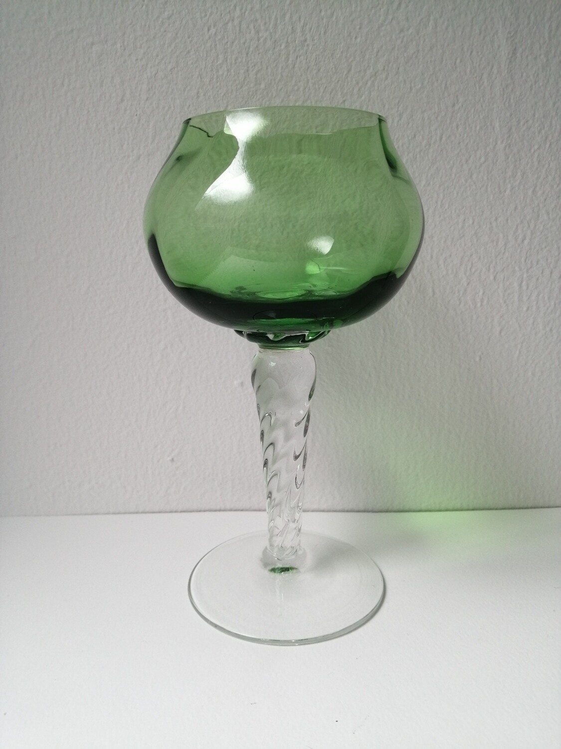 Green Wine Glass
