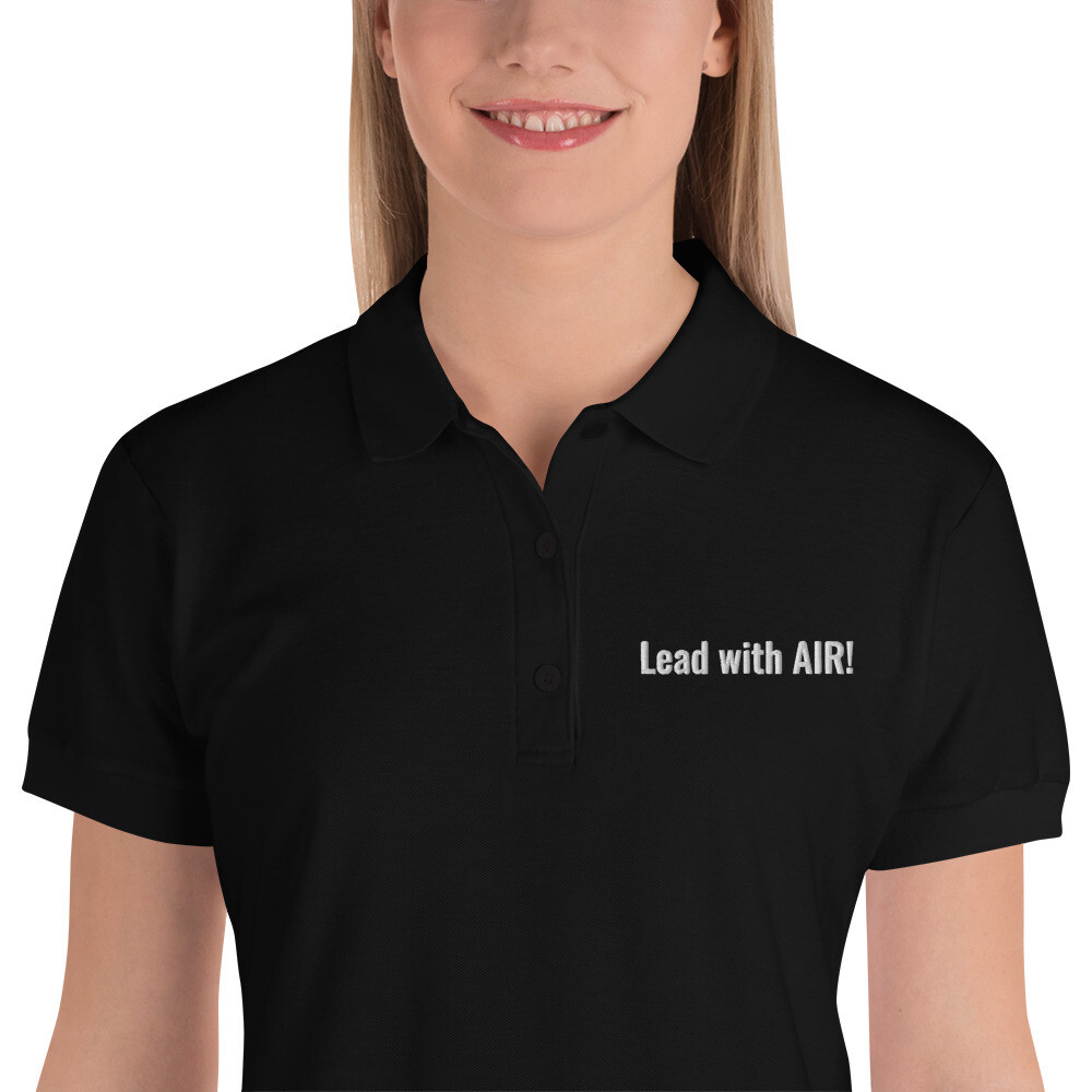 Lead with AIR - Embroidered Women's Polo Shirt