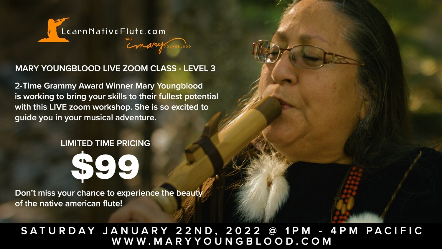 Mary Youngblood Zoom Group Class Level 3 LIVE 1/22/2022