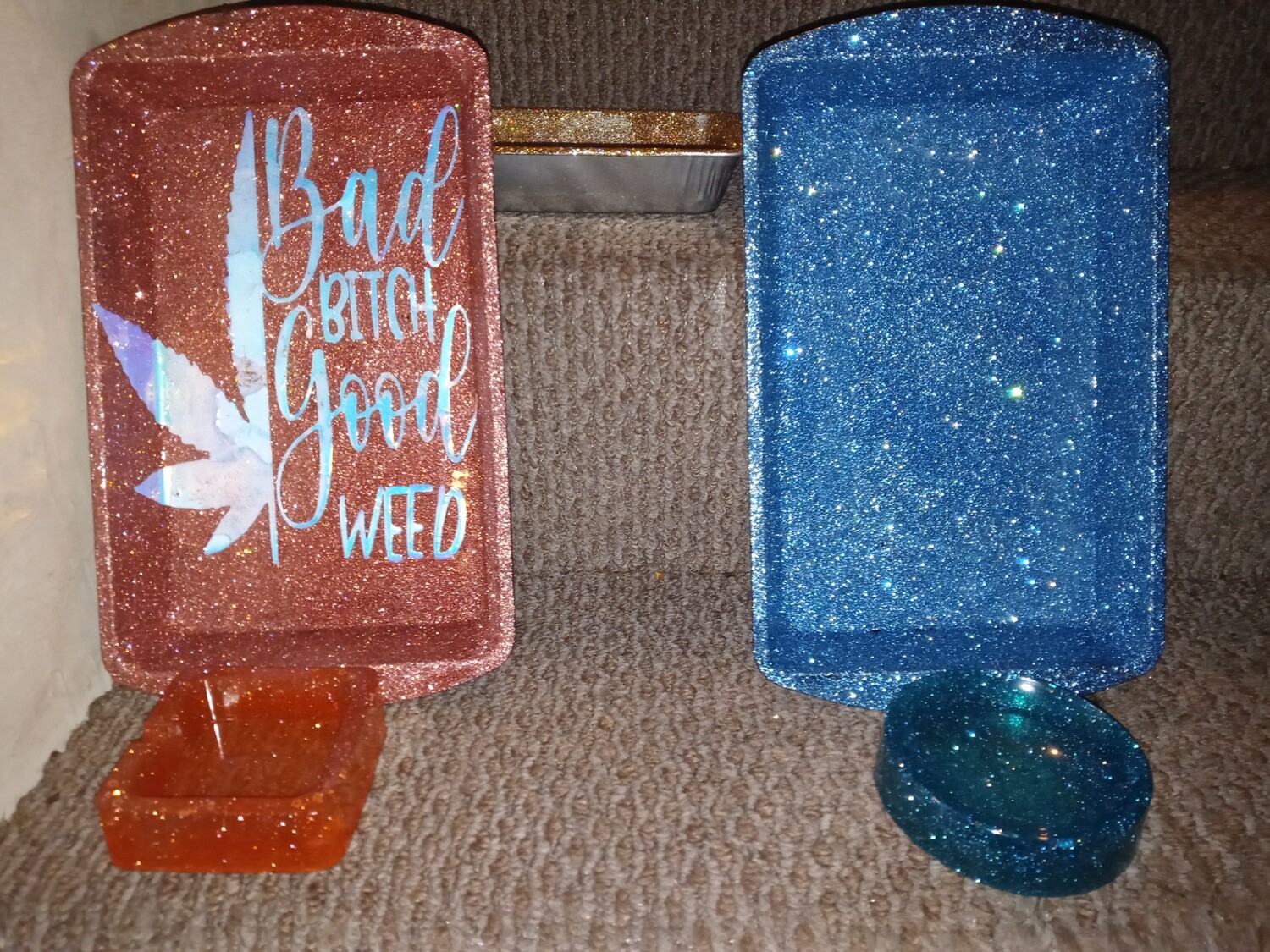 Glitter Rolling Tray/ Glitter Glam Tray