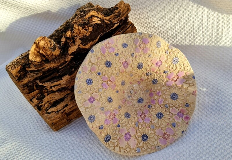 Spanish Lace Pressed Decorative Ceramics