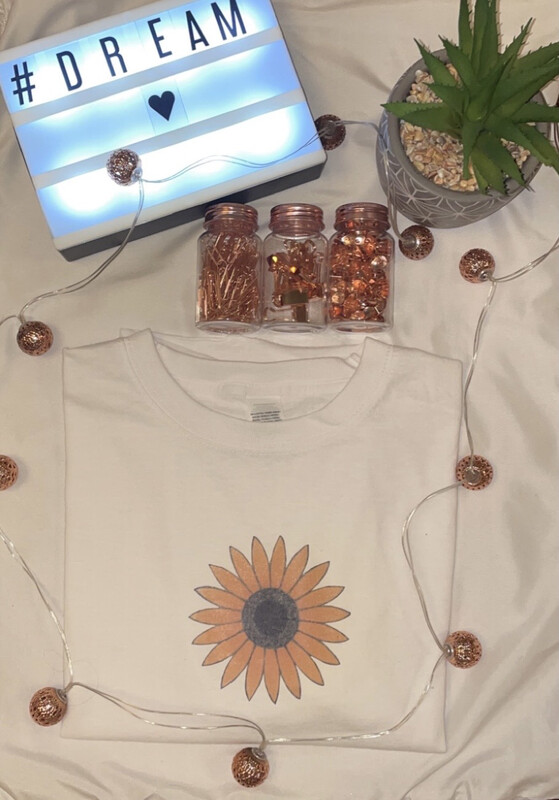 Cropped Sunflower T-Shirt