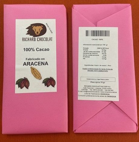 TABLETA CACAO 100%