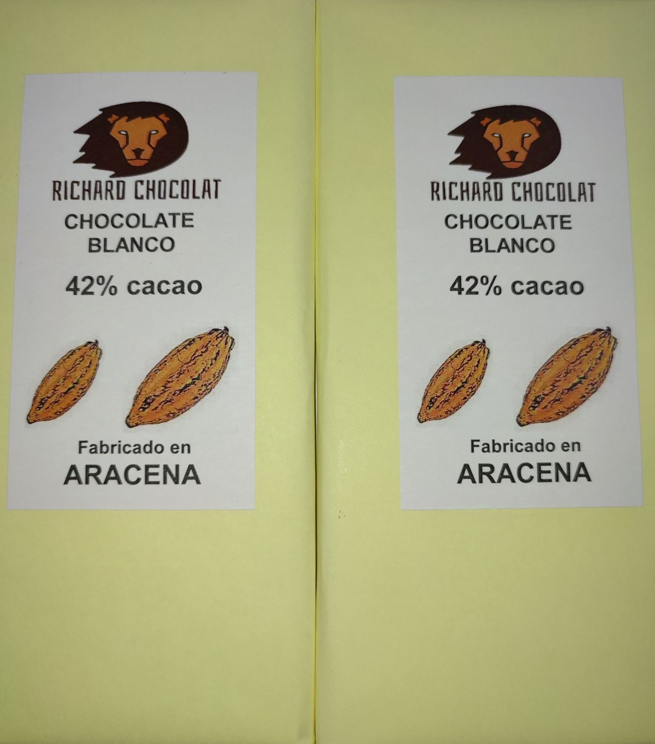 CHOCOLATE BLANCO 42 %