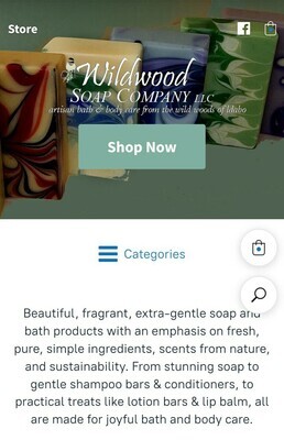 Mobile friendly look for the website