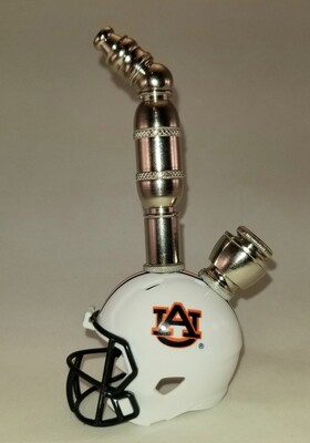 AUBURN TIGERS FOOTBALL HELMET SMOKING PIPE Upright/Nickel