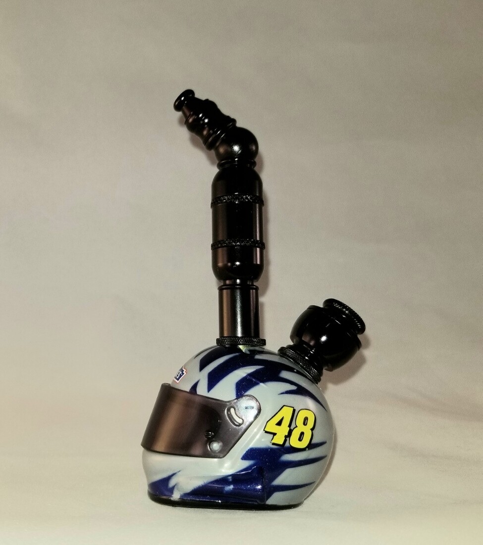 JIMMY JOHNSON#48 DRIVER HELMET SMOKING PIPE "BAD ASS"