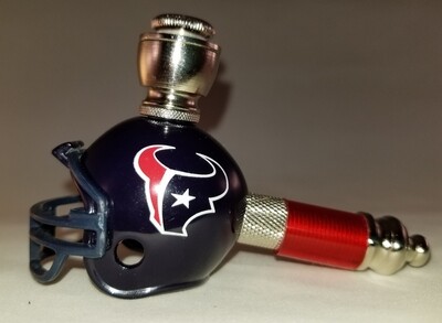 HOUSTON TEXANS NFL FOOTBALL HELMET SMOKING PIPE Mini/Brass