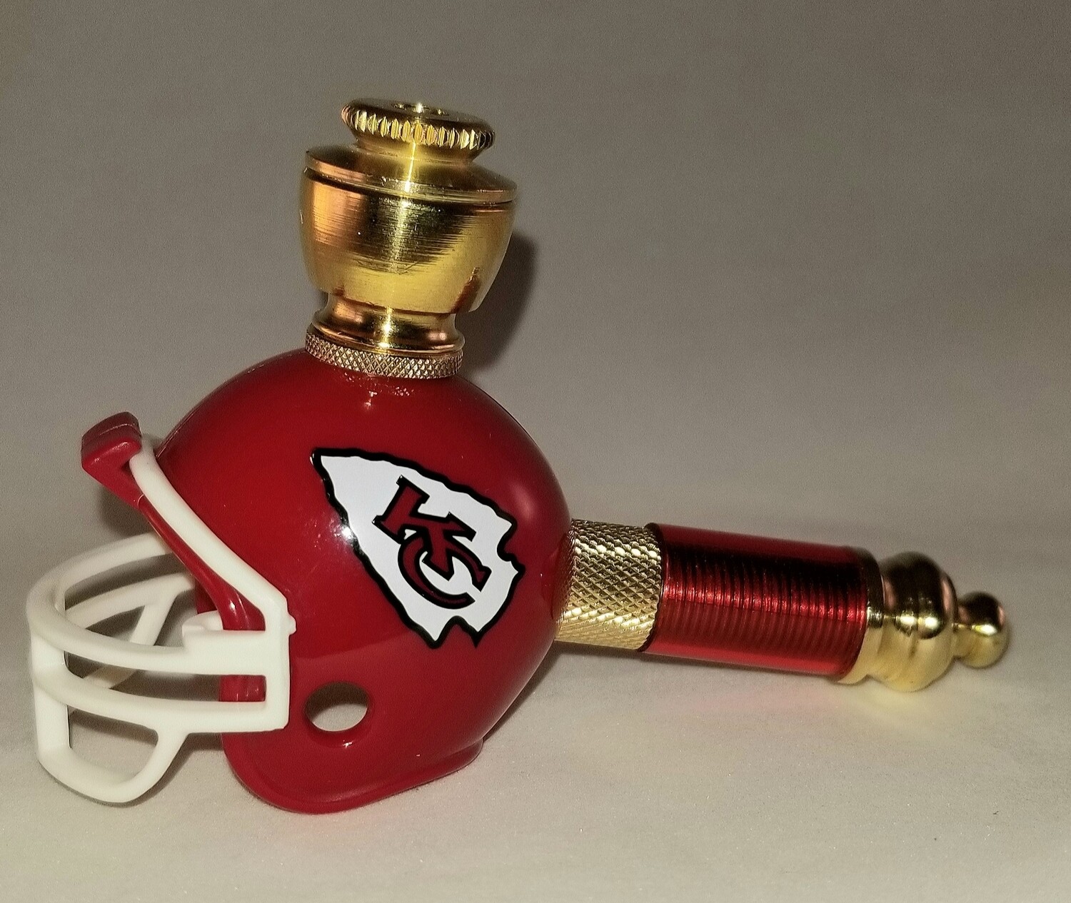 KC Chiefs NFL Pocket Mini Helmet Pipe