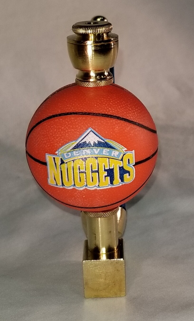 DENVER NUGGETS BASKETBALL SMOKING PIPE Wedge/Brass