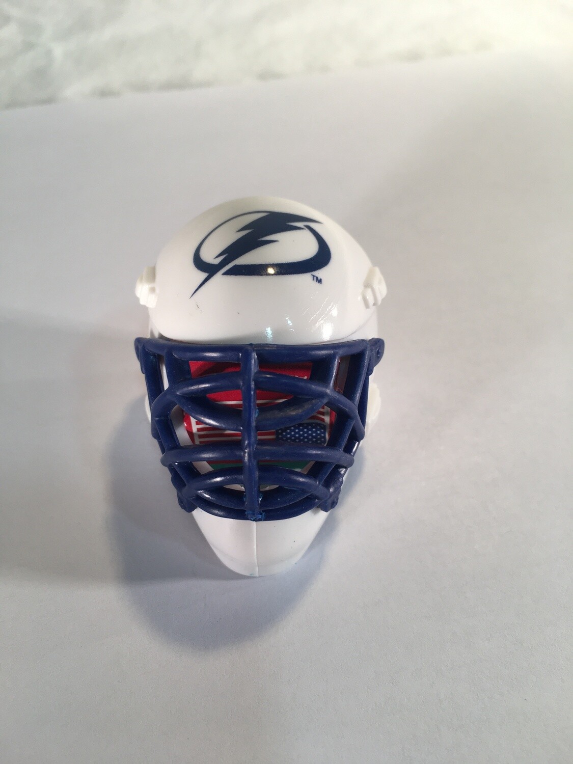 TAMPA BAY LIGHTNING HOCKEY GOALIE MASK/HELMET CHALKER