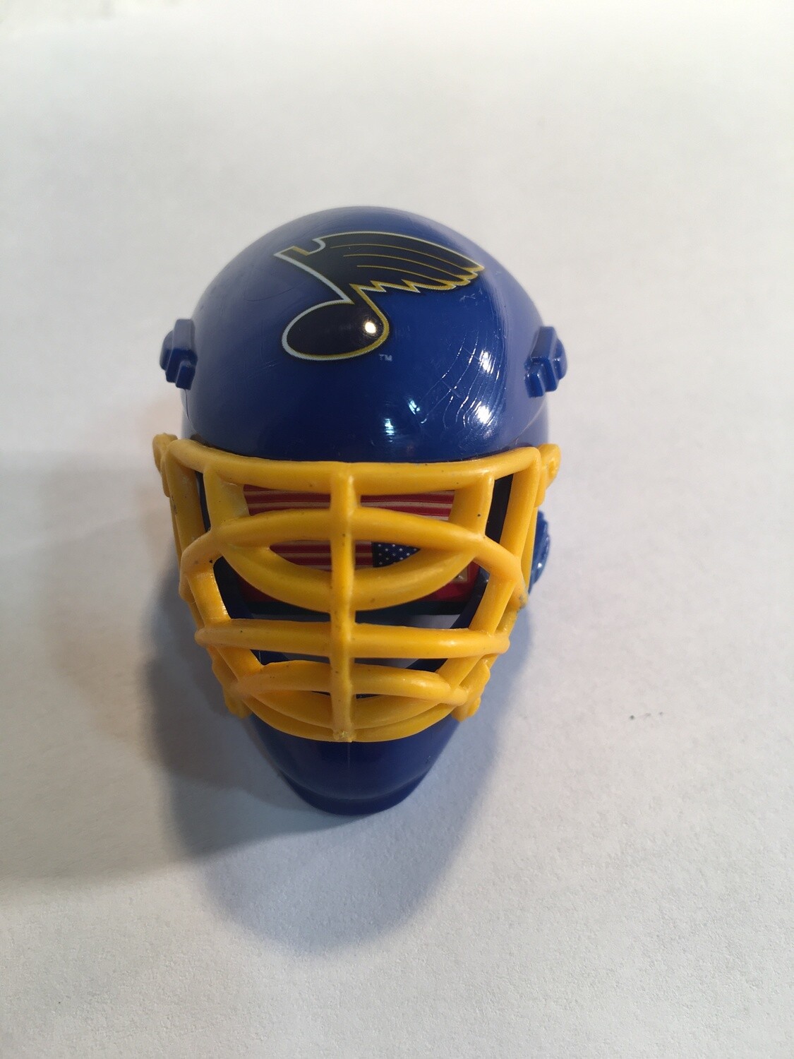 ST LOUIS BLUES HOCKEY GOALIE MASK/HELMET CHALKER