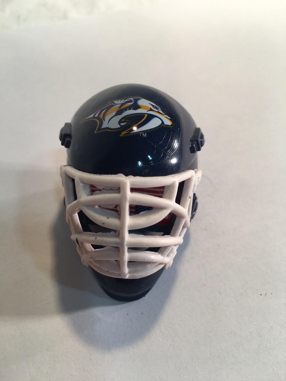 NASHVILLE PREDATORS HOCKEY GOALIE MASK/HELMET CHALKER