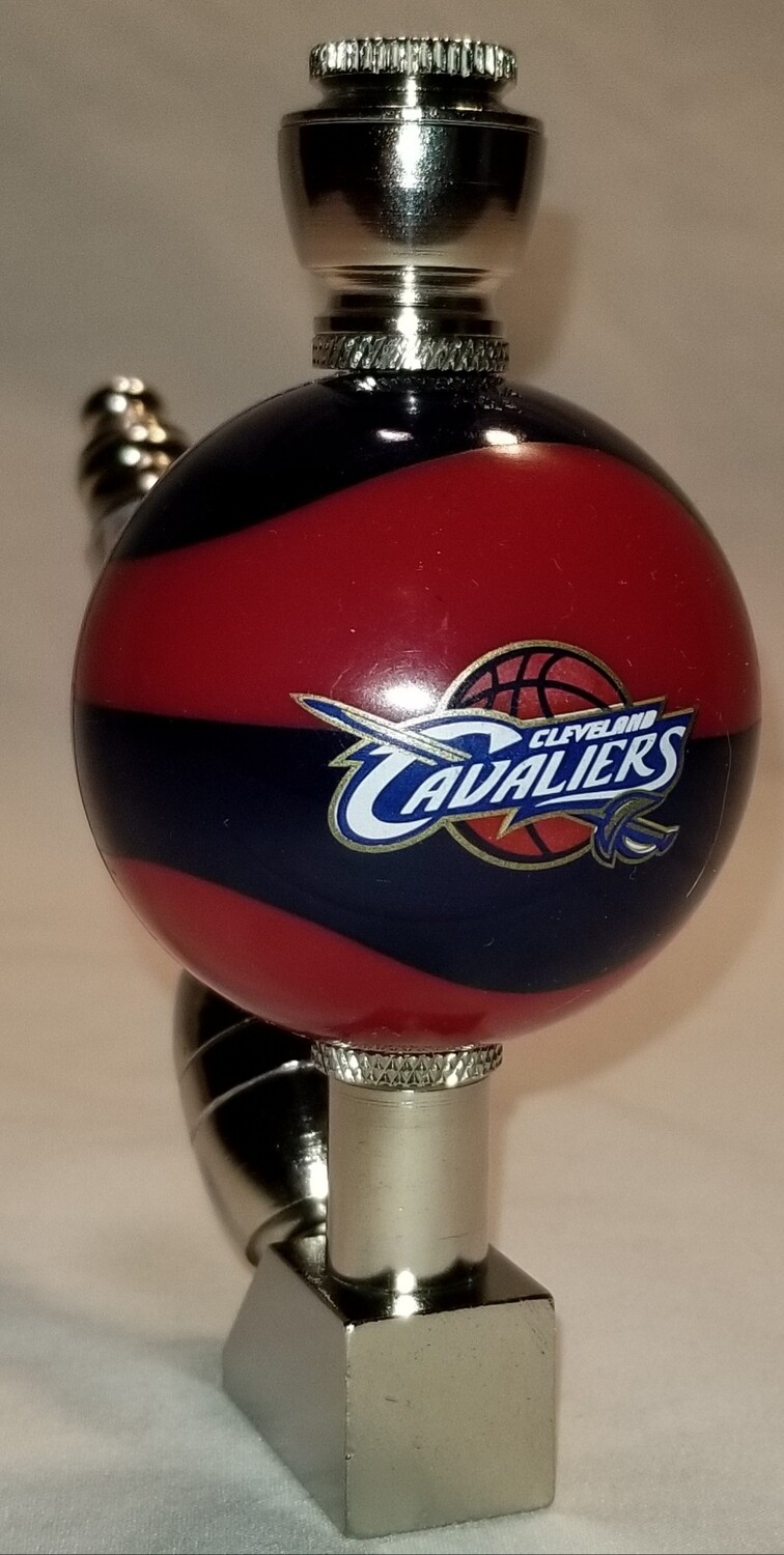 CLEVELAND CAVALIERS COLOR BASKETBALL SMOKING PIPE Wedge/Nickel