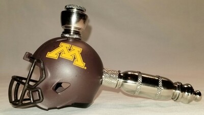 MINNESOTA GOLDEN GOPHERS FOOTBALL HELMET SMOKING PIPE Straight/Nickel