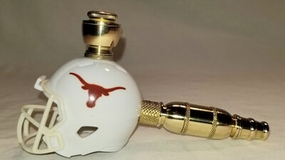 TEXAS LONGHORNS FOOTBALL HELMET SMOKING PIPE
