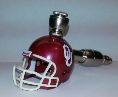OKLAHOMA SOONERS FOOTBALL HELMET SMOKING PIPE