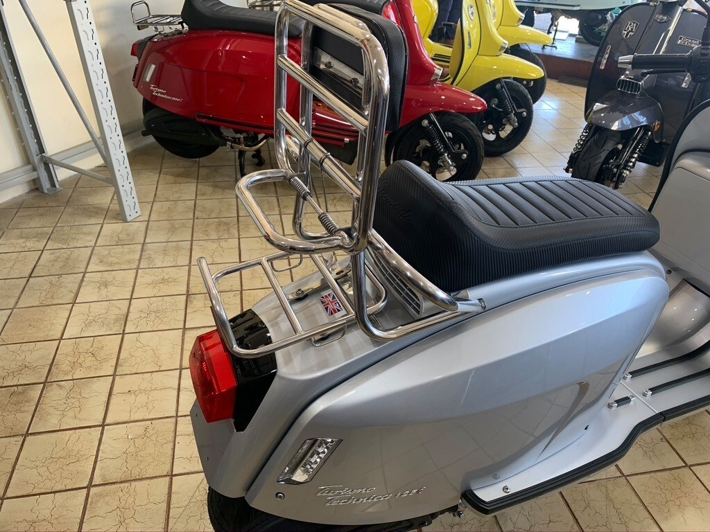 Scomadi 3-in-1 rear rack and backrest, No Drill, stainless steel