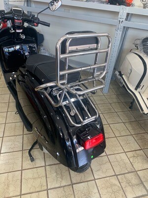 Royal Alloy TG 3-in-1 rear rack and backrest, No Drill, Stainless steel
