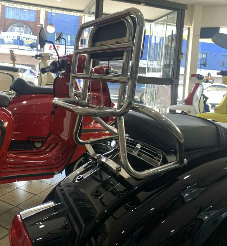 Royal Alloy TG 3-in-1 rear rack and backrest, No Drill, Stainless steel