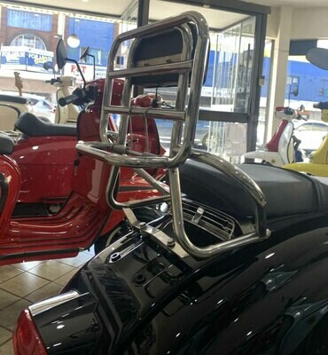 Royal Alloy TG 3-in-1 rear rack and backrest, No Drill, Stainless steel