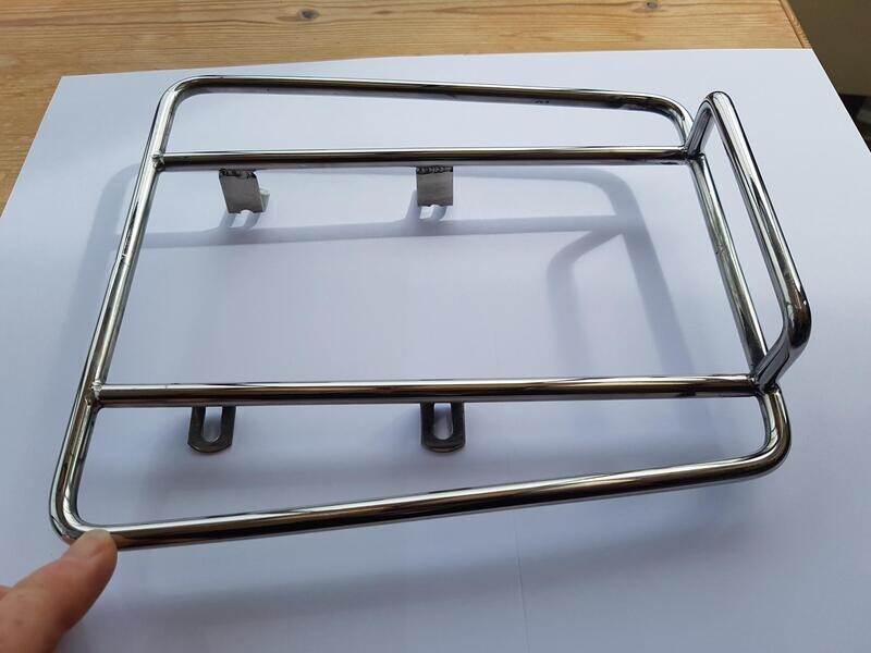Rear sprint rack - Polished stainless steel