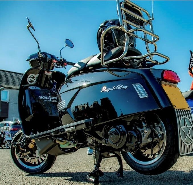 Royal Alloy GP 3-in-1 rear rack and backrest, No Drill, Stainless steel.