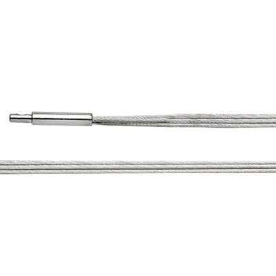 Silberreif für Anhänger 925/- Silber mit Bajonettverschluss 45cm
