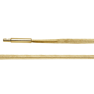 Vergoldeter Silberreif für Anhänger 925/- Silber vergoldet mit Bajonettverschluss 45cm