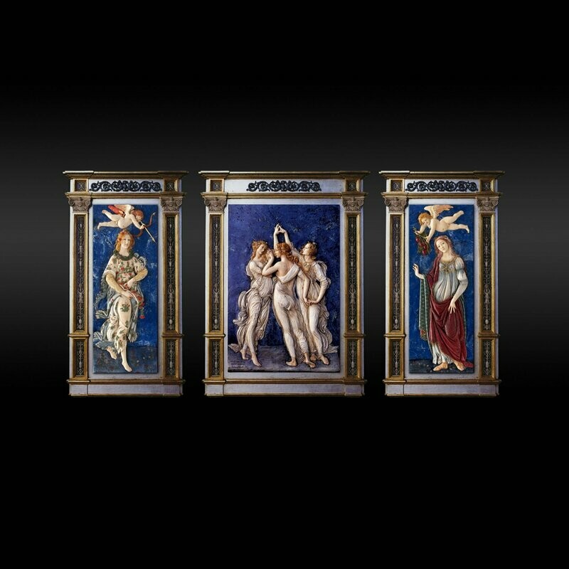 Tríptico Primavera de Botticelli