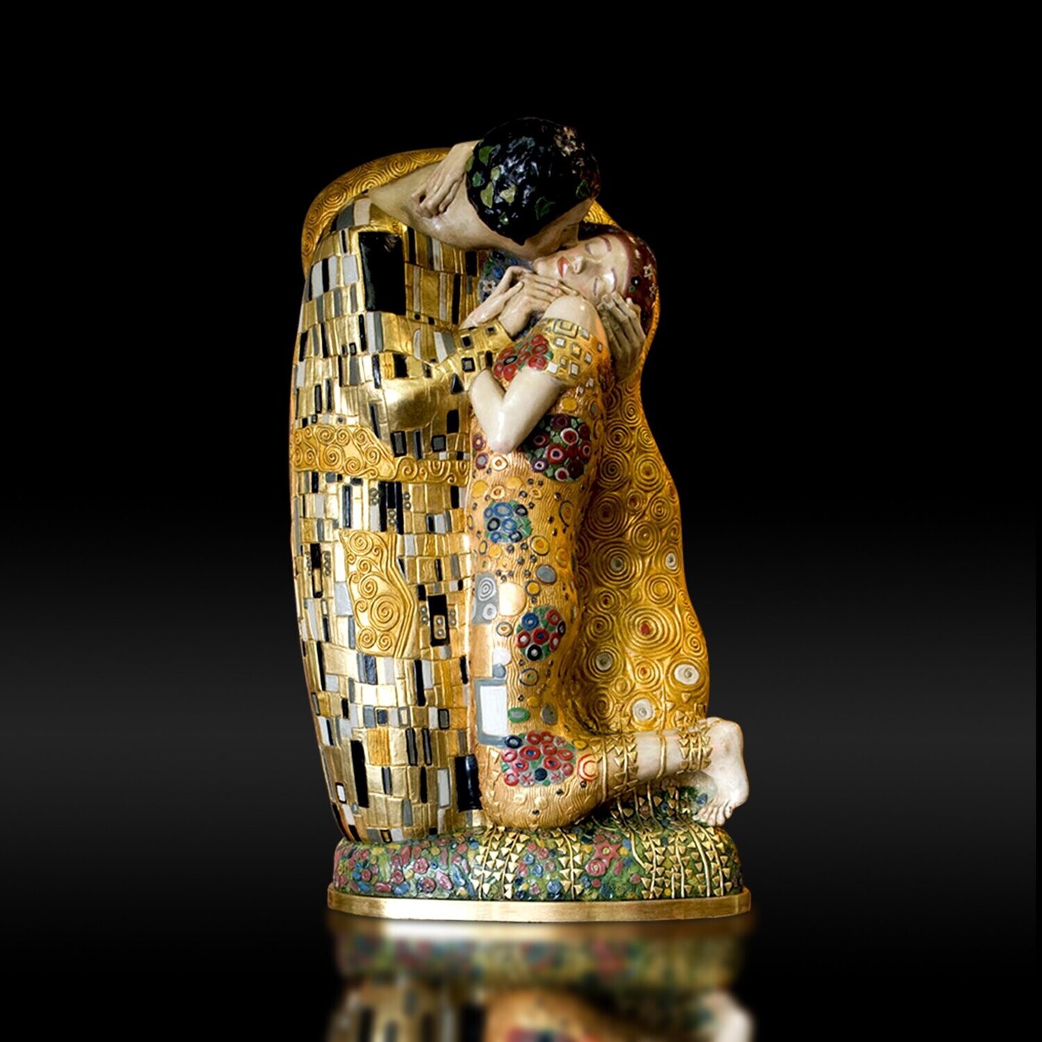 Escultura El Beso de Klimt II