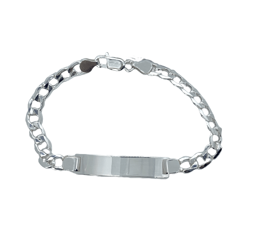 Pulsera esclava en plata de ley