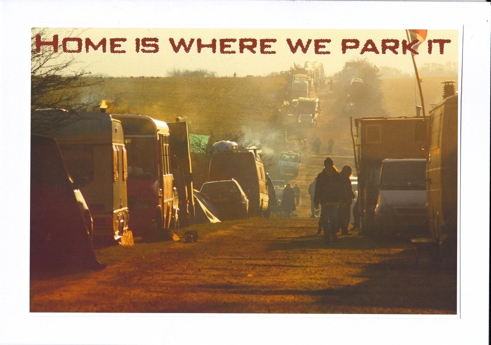 &#39;Home is Where we Park it&#39; greeting card