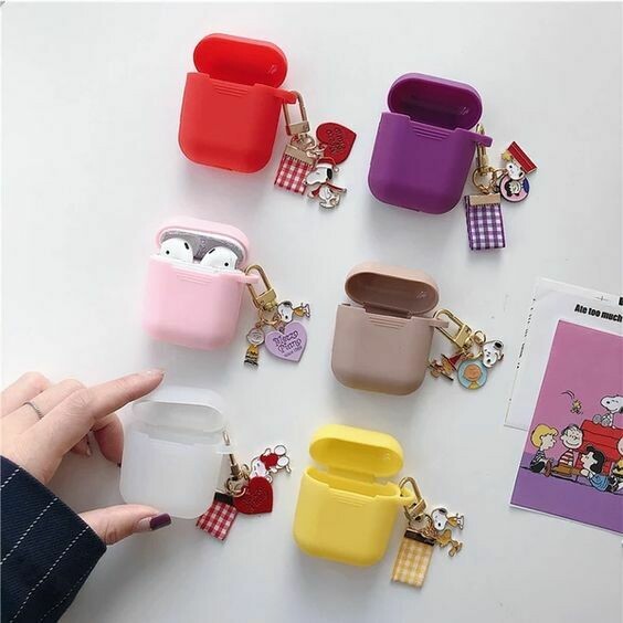 Soft Silicone Cases Apple Airpods Cases | All Colours