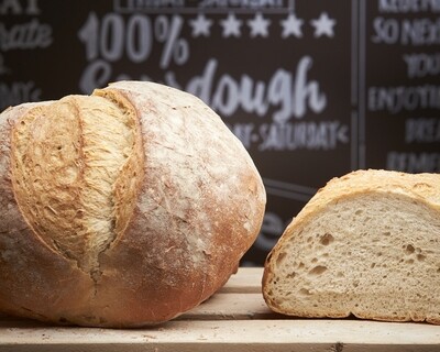 RUSTIC WHITE Loaf -organic white flour-
